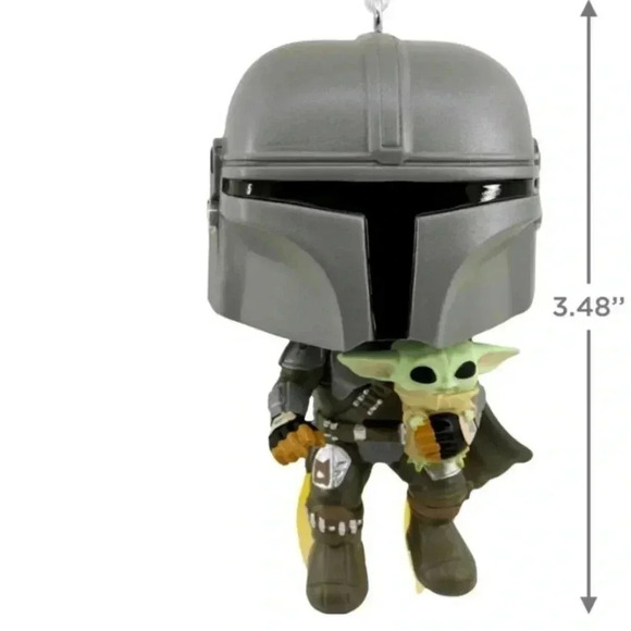 Hallmark Funko Pop Star Wars
The Mandalorian & Grogu ornament NIB 2022 C… - Picture 5 of 6